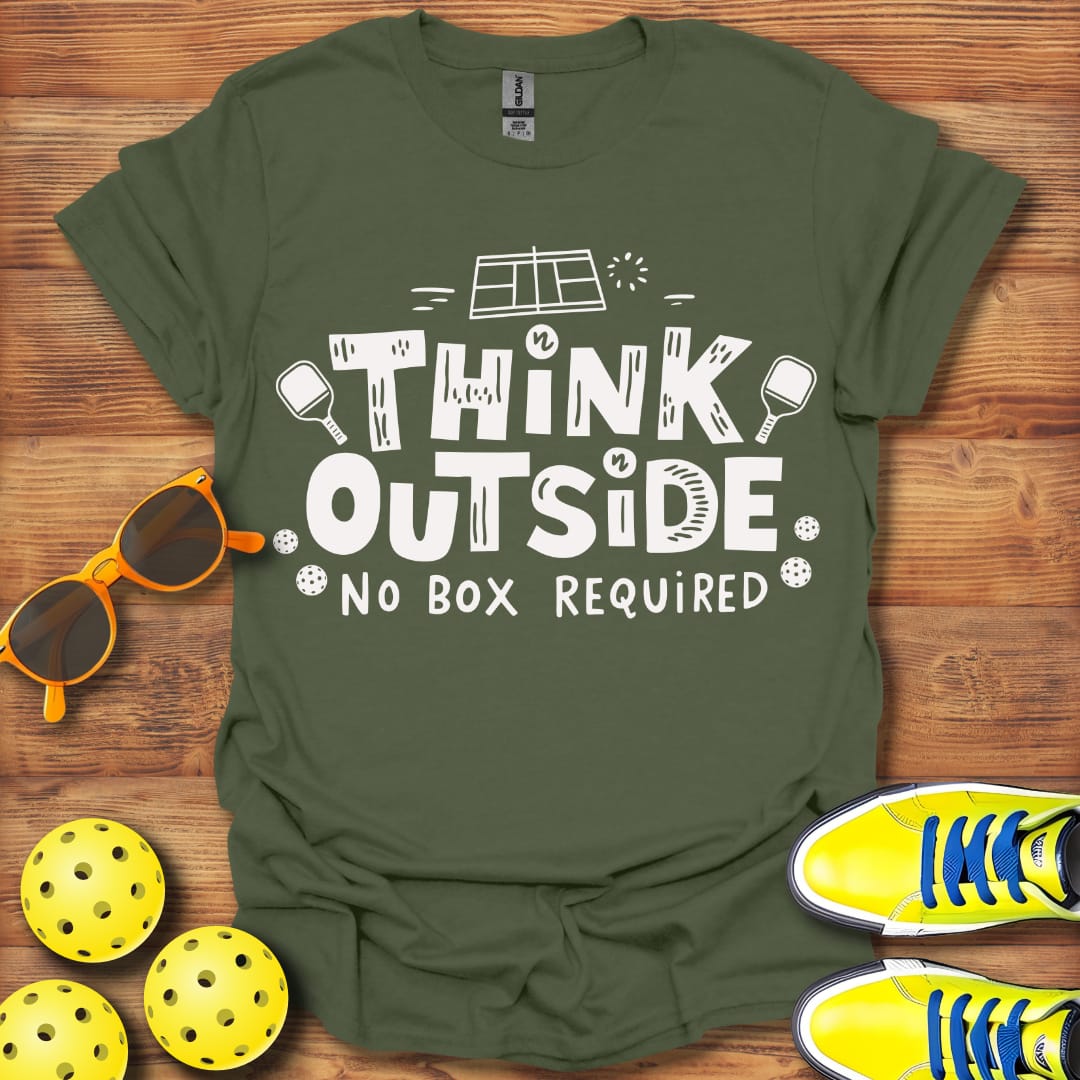 Think Outside The Box Unisex Pickleball T-Shirt