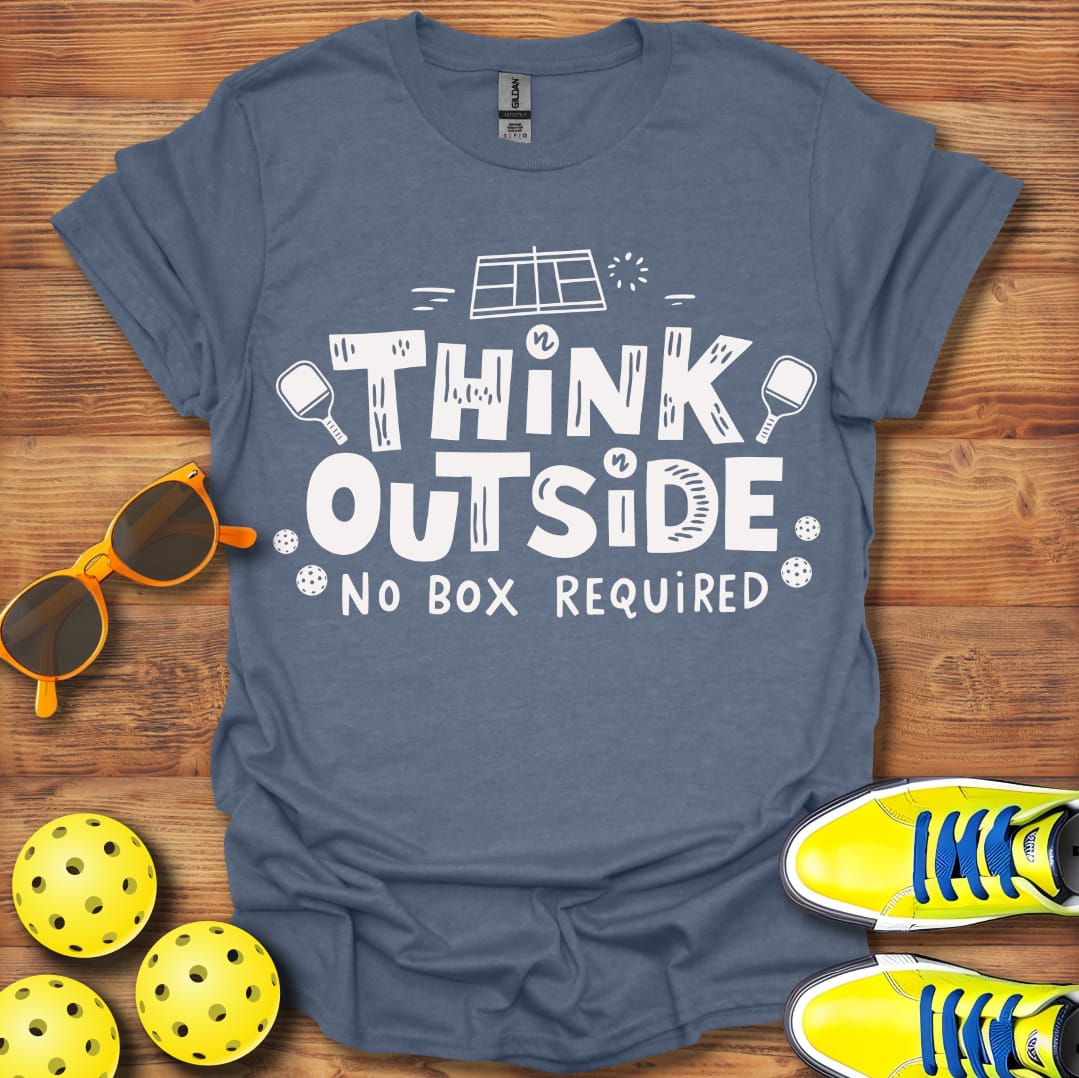 Think Outside The Box Unisex Pickleball T-Shirt
