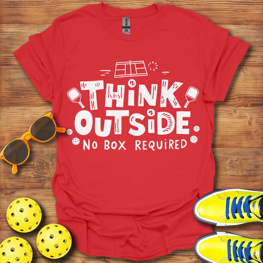 Think Outside The Box Unisex Pickleball T-Shirt