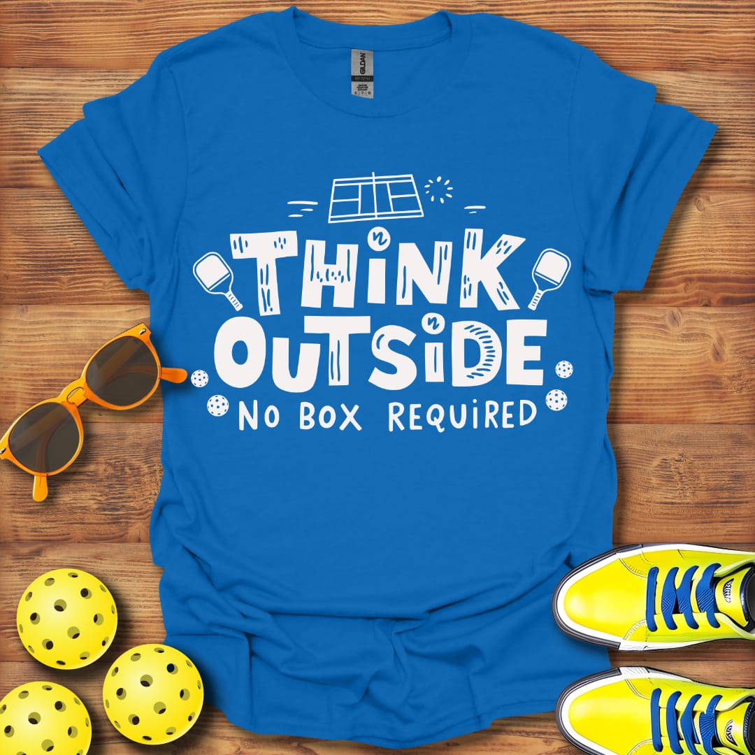 Think Outside The Box Unisex Pickleball T-Shirt