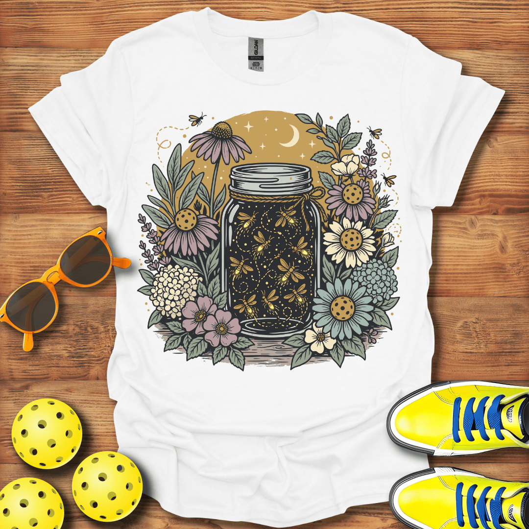 Summer Fireflies and Pickleball Unisex T-Shirt