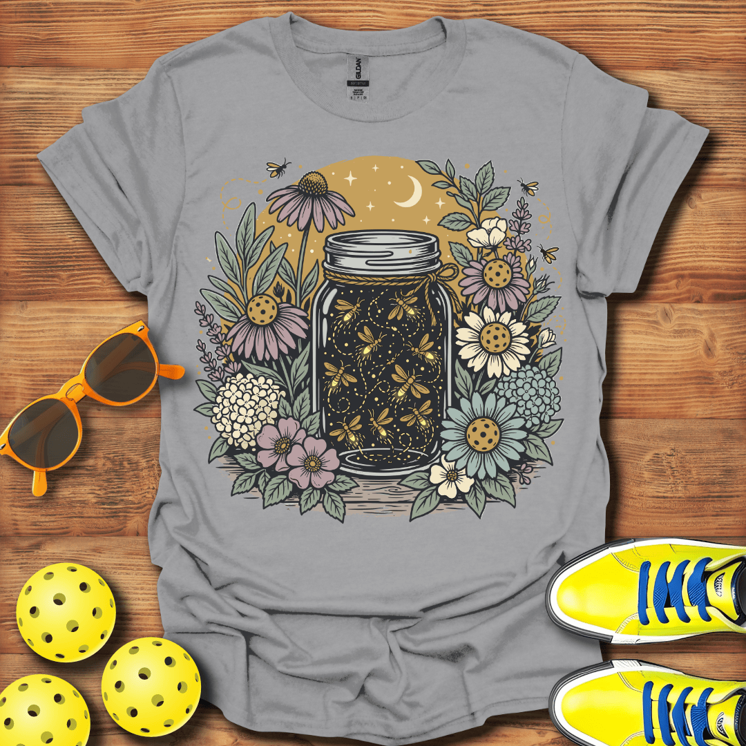 Summer Fireflies and Pickleball Unisex T-Shirt