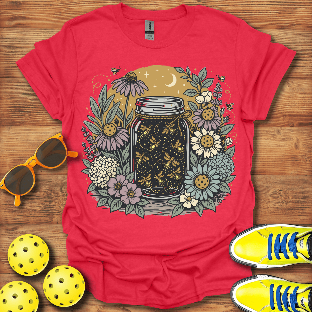 Summer Fireflies and Pickleball Unisex T-Shirt