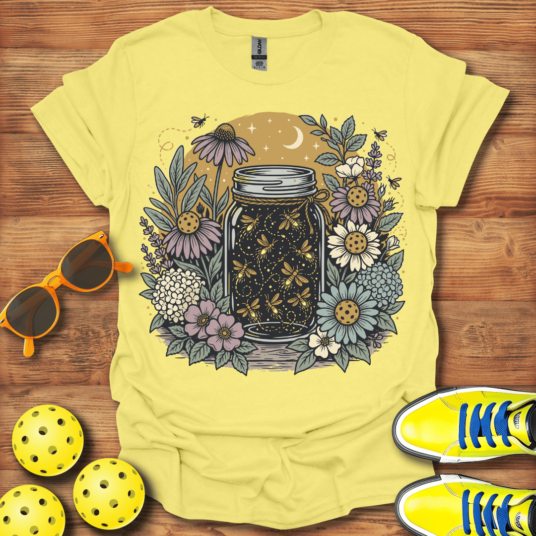 Summer Fireflies and Pickleball Unisex T-Shirt