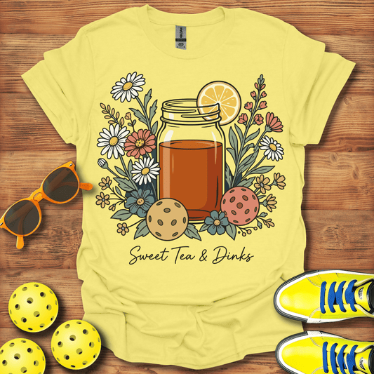 Sweet Tea, Dinks And Pickleball Unisex T-Shirt