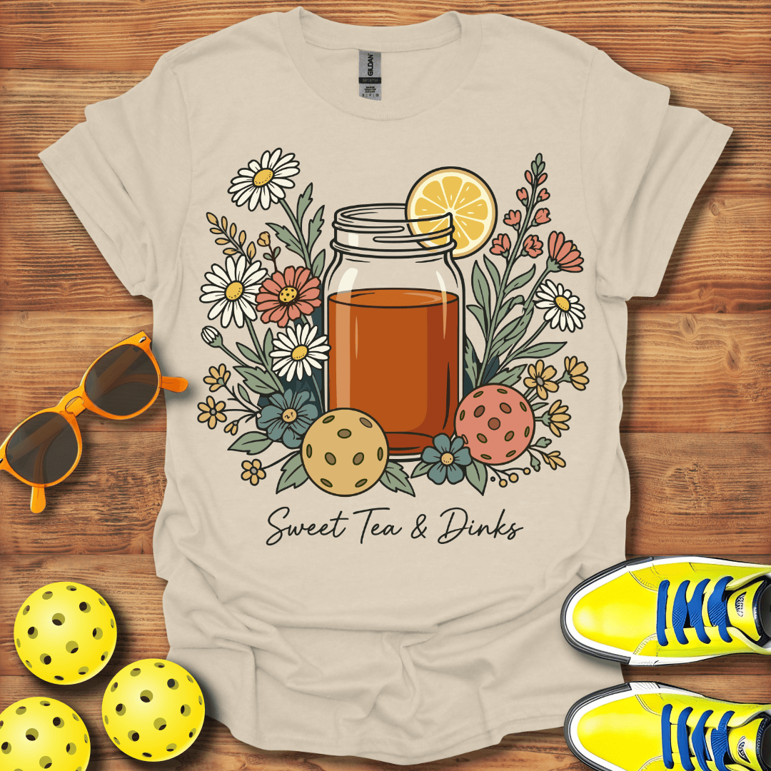 Sweet Tea, Dinks And Pickleball Unisex T-Shirt