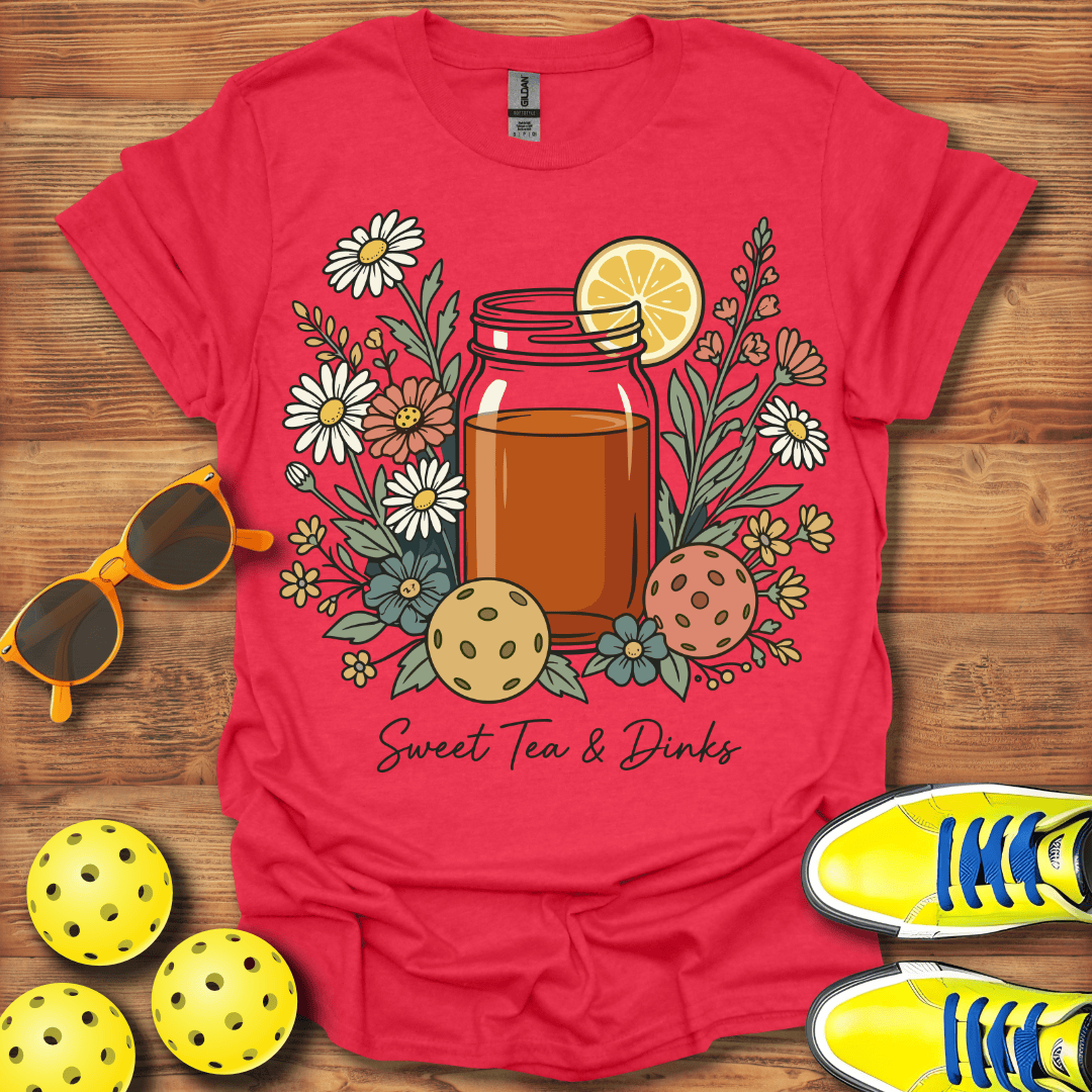 Sweet Tea, Dinks And Pickleball Unisex T-Shirt