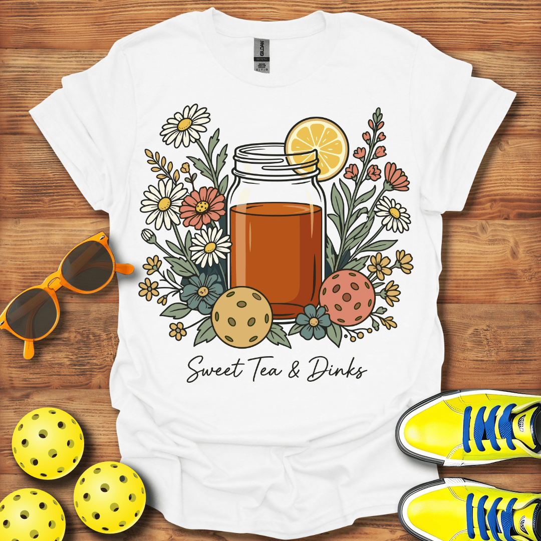 Sweet Tea, Dinks And Pickleball Unisex T-Shirt