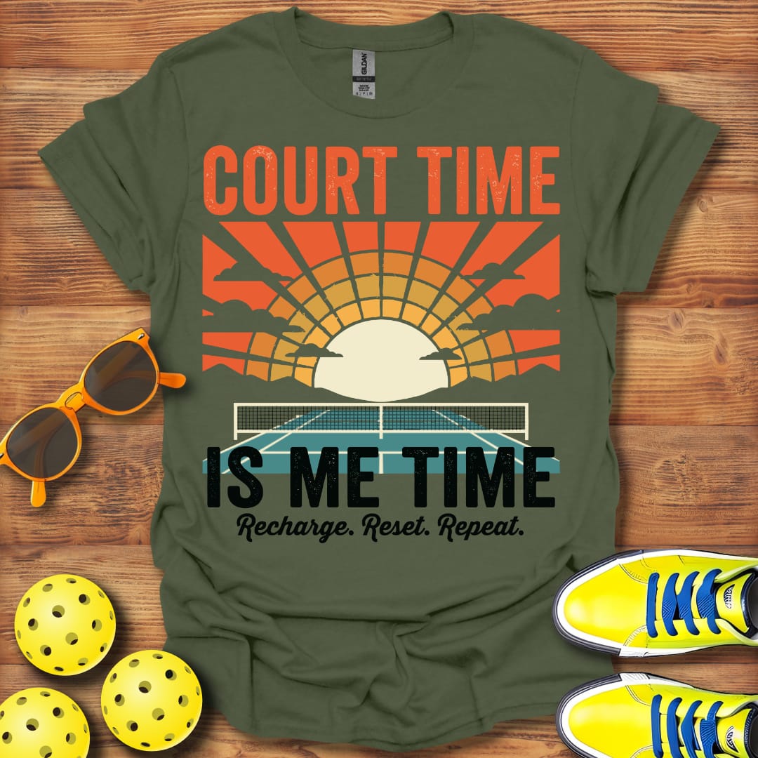 Court Time Is Me Time Pickleball Unisex T-Shirt