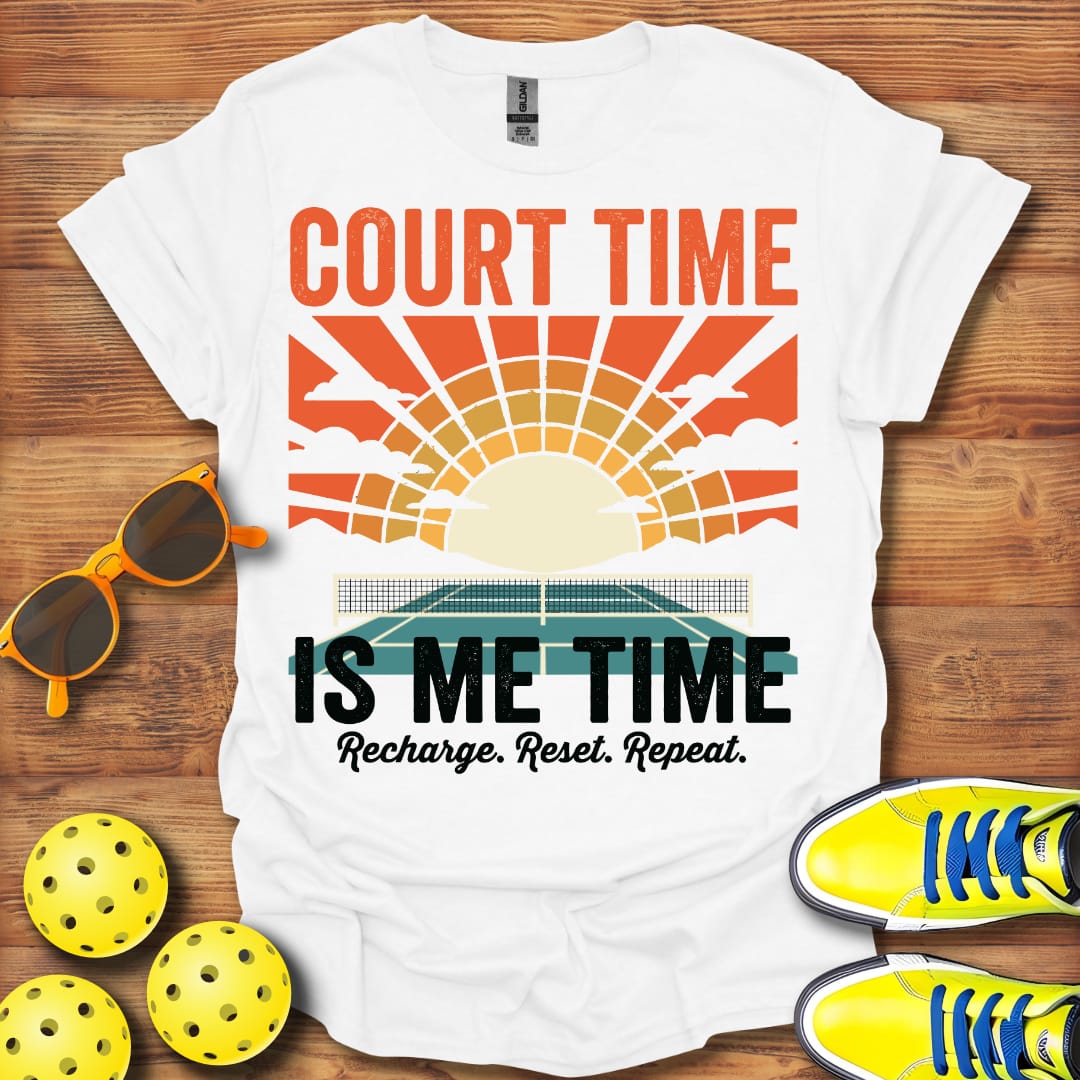 Court Time Is Me Time Pickleball Unisex T-Shirt