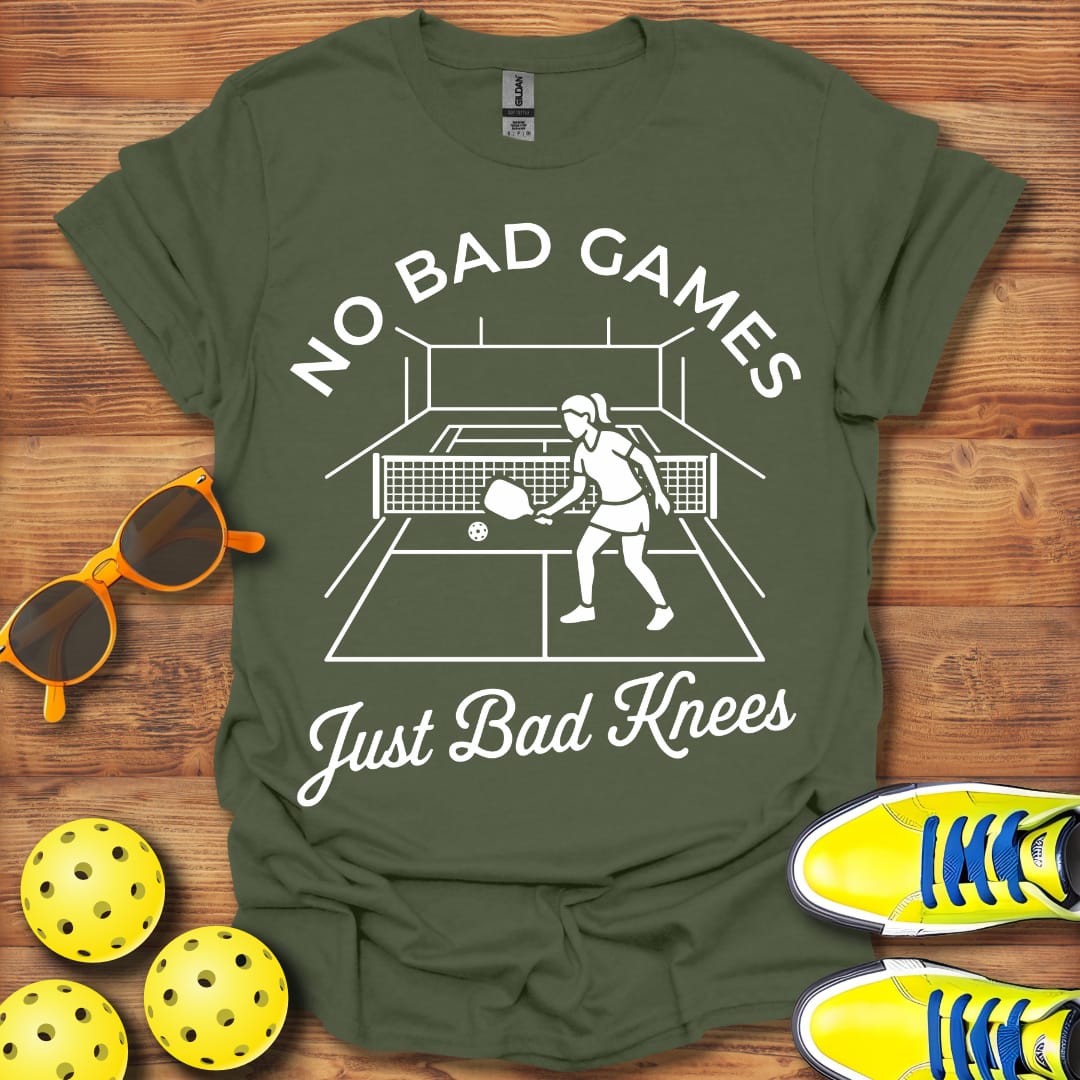 Just Bad Knees Pickleball Unisex T-Shirt