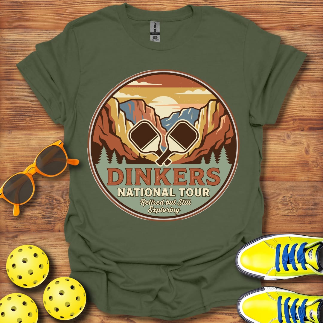 Dinkers National Tour Pickleball Unisex T-Shirt