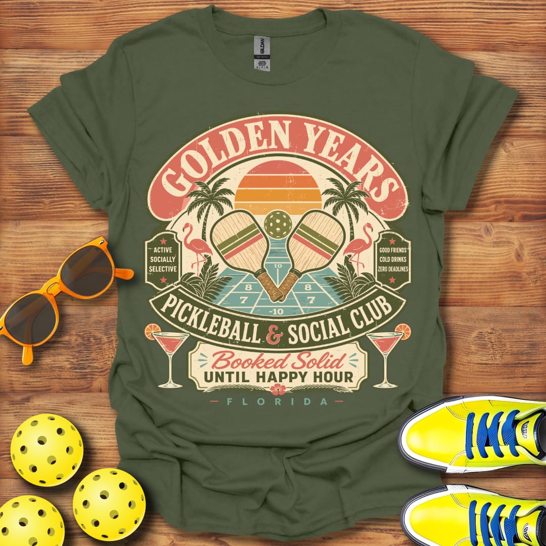Golden Years Pickleball  Social Club Unisex T-Shirt