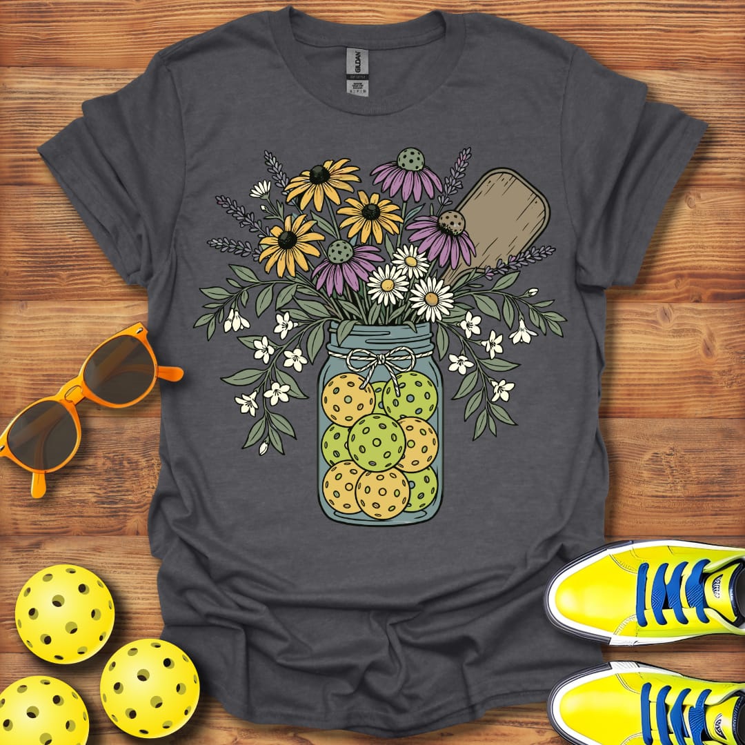 Low Country Floral Pickleball Unisex T-Shirt