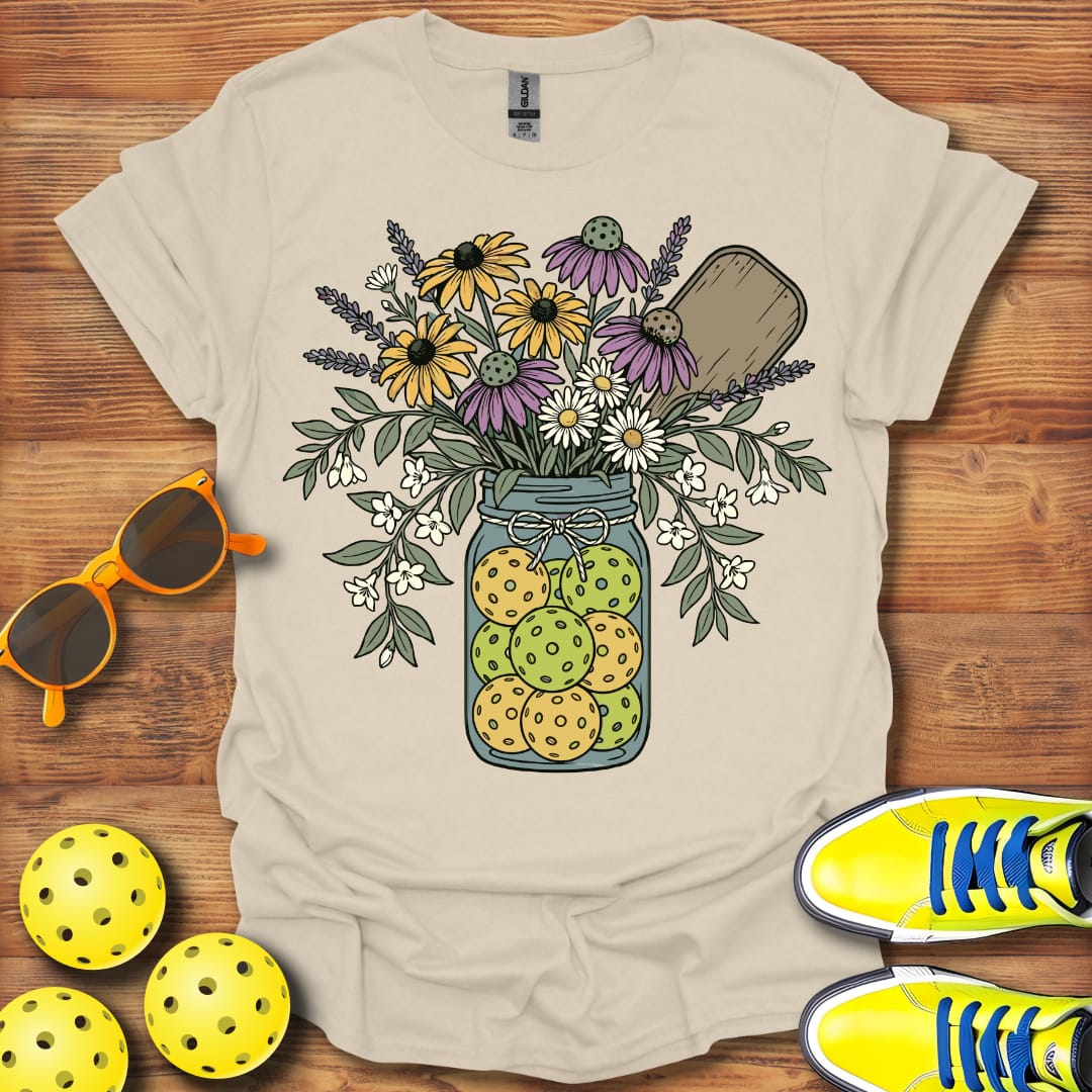 Low Country Floral Pickleball Unisex T-Shirt