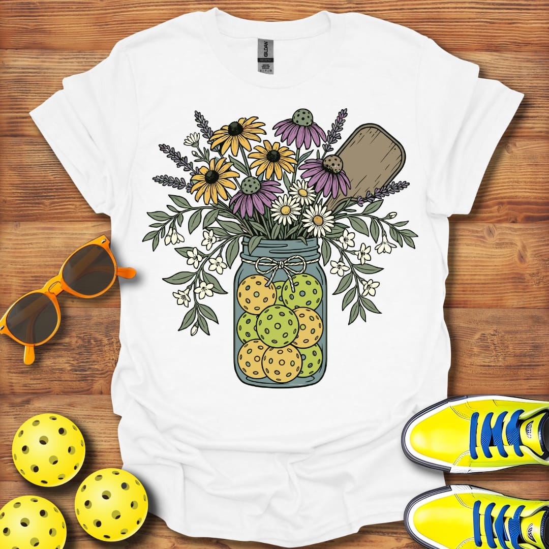 Low Country Floral Pickleball Unisex T-Shirt