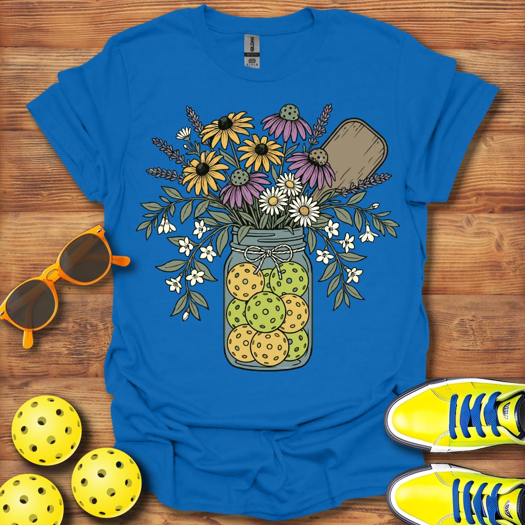 Low Country Floral Pickleball Unisex T-Shirt