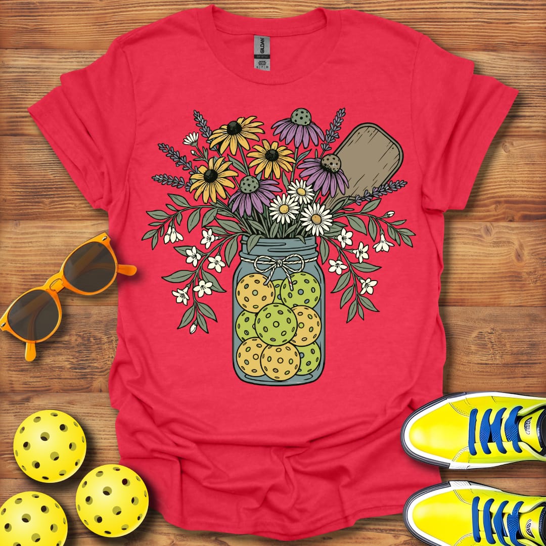 Low Country Floral Pickleball Unisex T-Shirt
