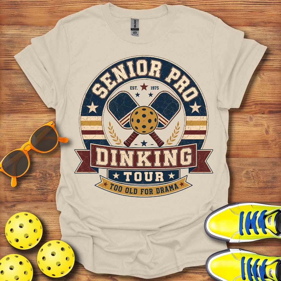 Senior Pro Dinking Tour Pickleball  Unisex T-Shirt