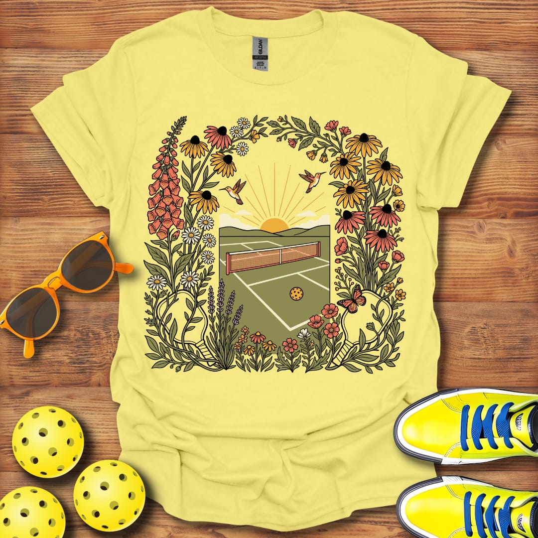 Hummingbird Pickleball  Garden Unisex T-Shirt