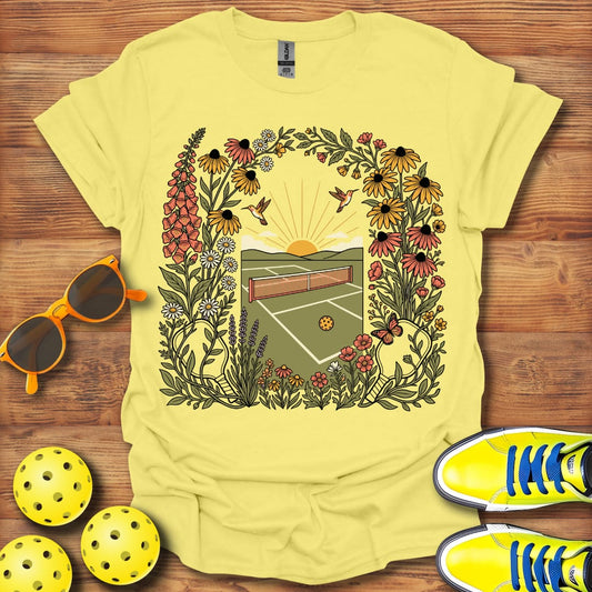 Hummingbird Pickleball  Garden Unisex T-Shirt