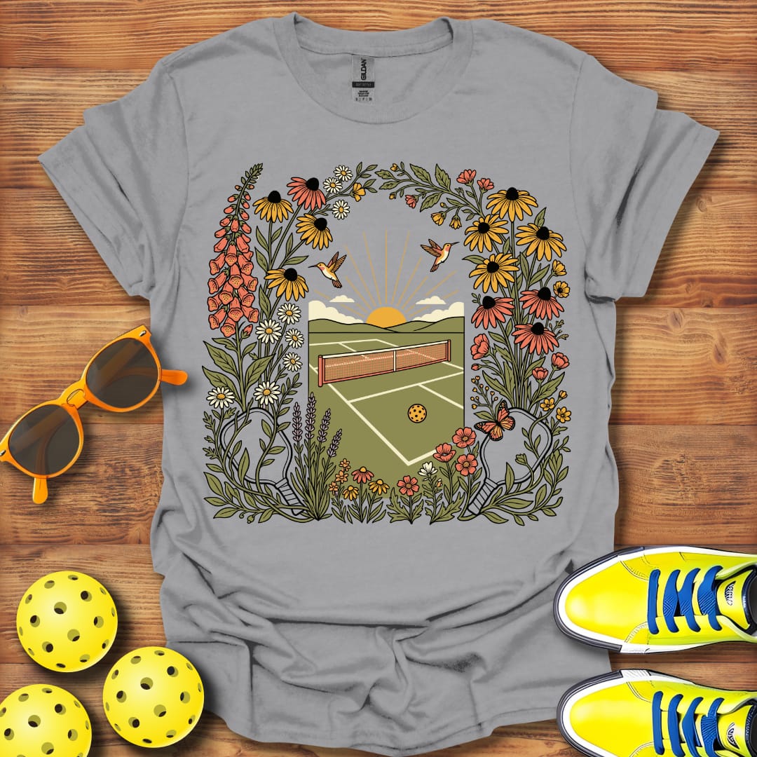 Hummingbird Pickleball  Garden Unisex T-Shirt