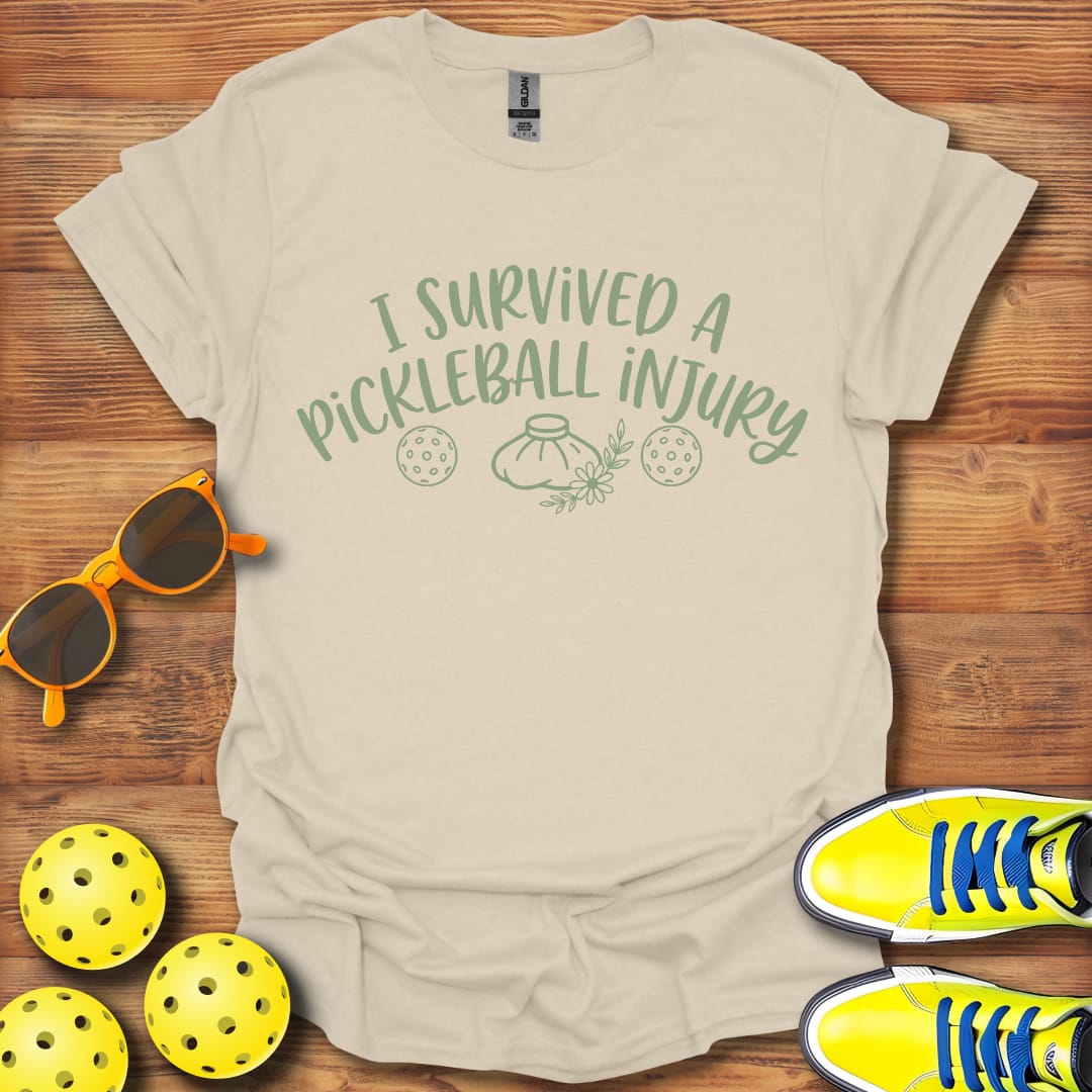 I Survived A Pickleball Injury Unisex T-Shirt