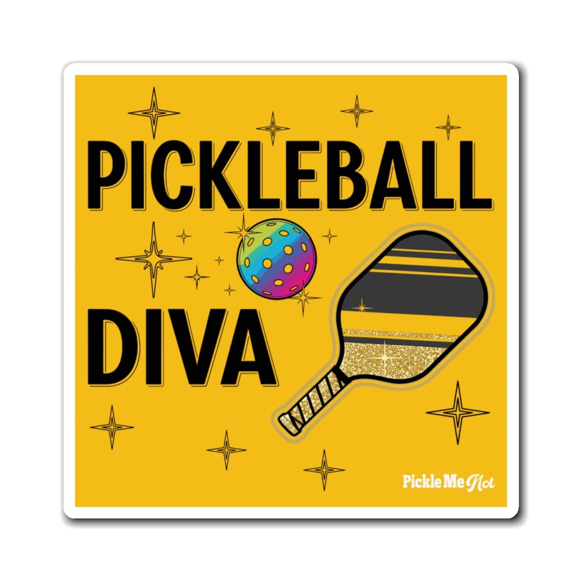Pickleball Diva Magnets
