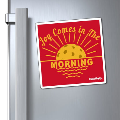 Joy In The Morning Pickleball Magnets