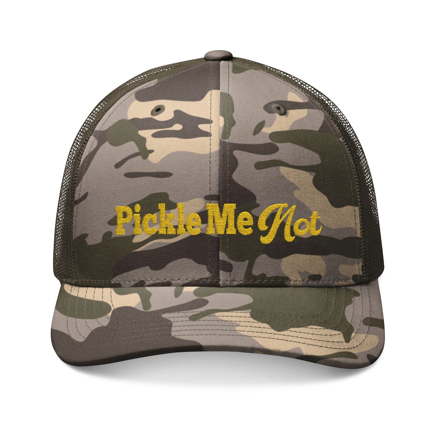PickleMeNot Camouflage Trucker Hat (Embroidery)