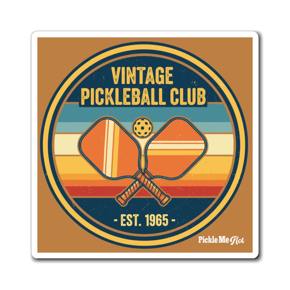 Vintage Pickleball Club Magnets