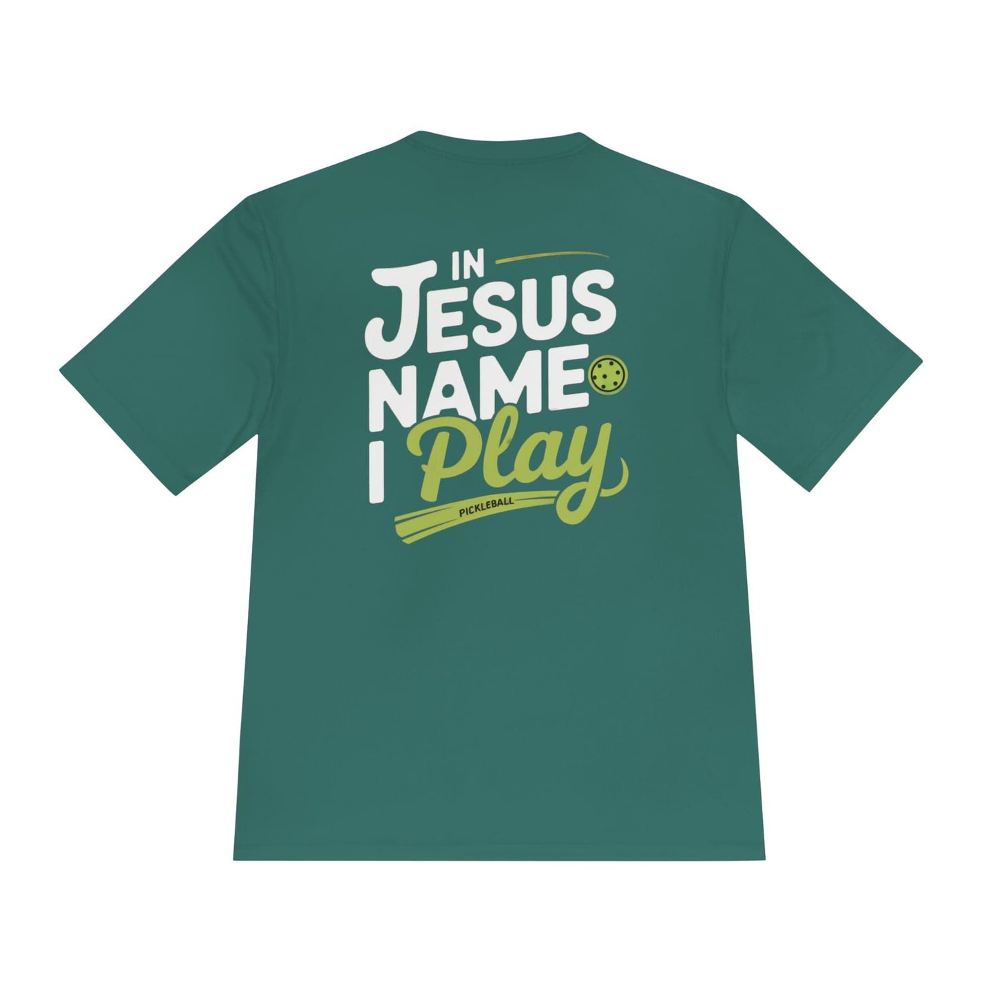 Jesus Name Pickleball Moisture Wicking Tee