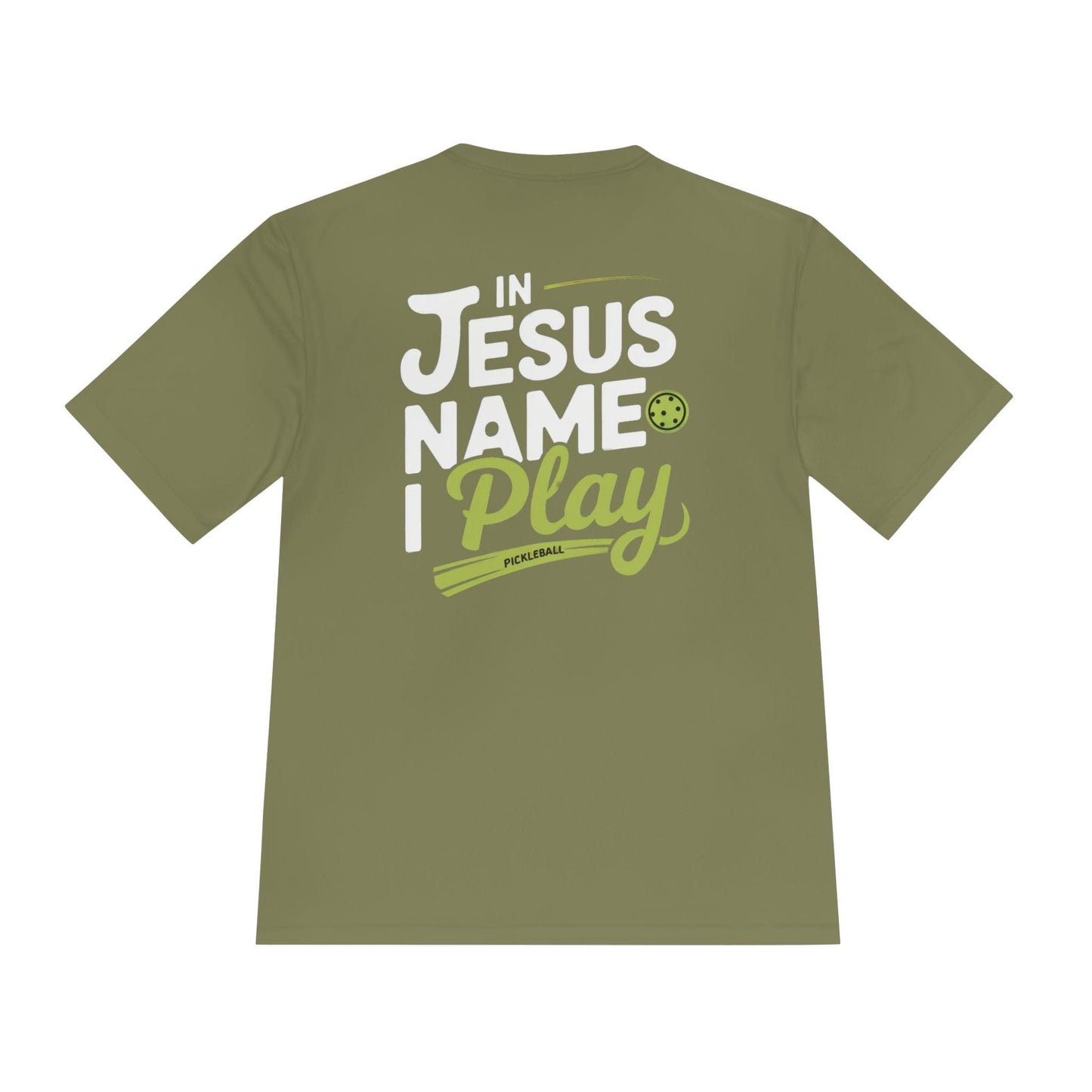 Jesus Name Pickleball Moisture Wicking Tee