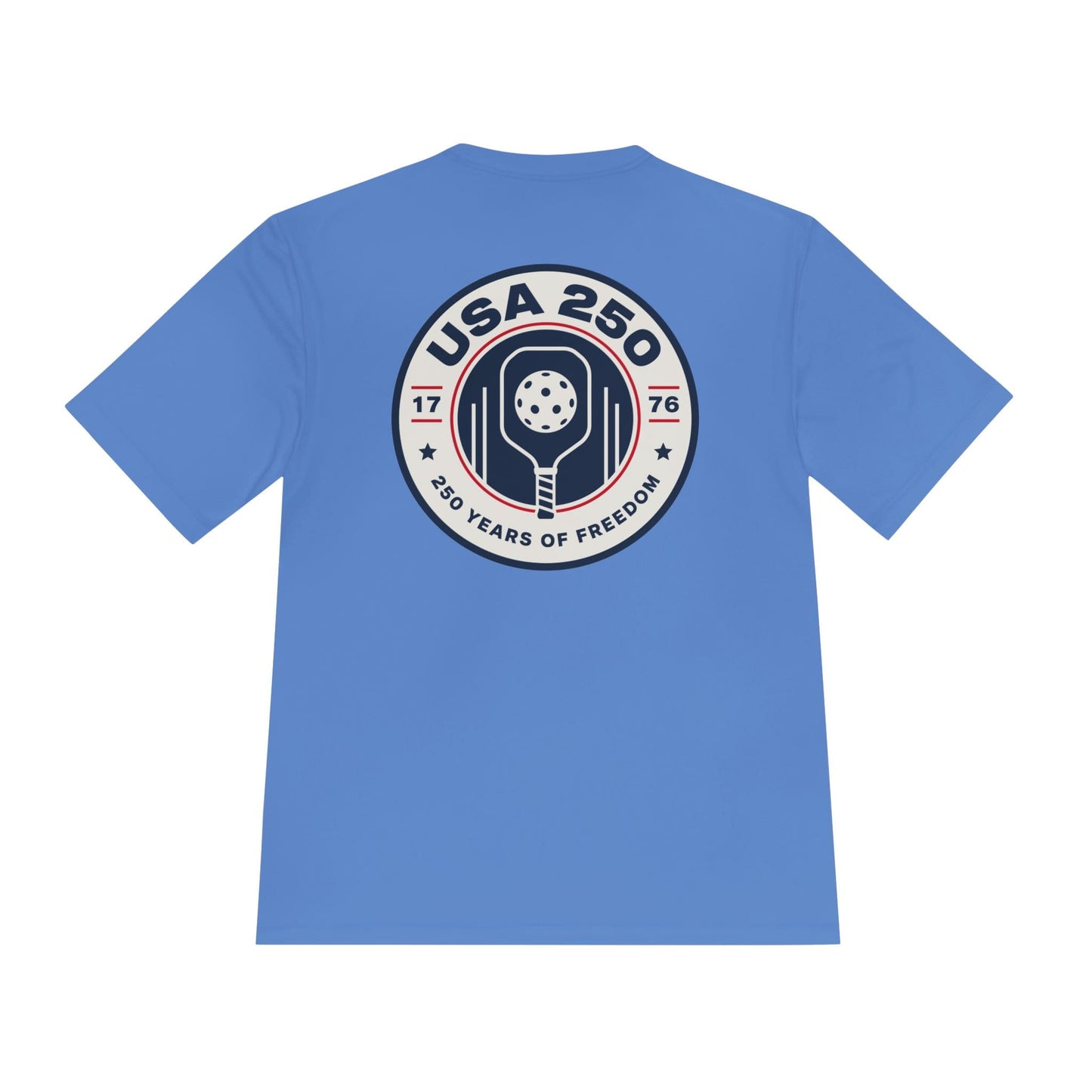 USA 250 Celebration Pickleball Moisture Wicking Tee