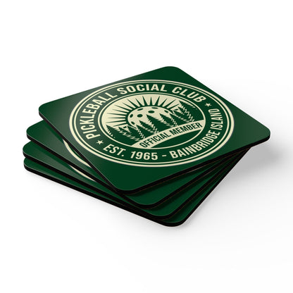 Pickleball Social Club Coaster Set