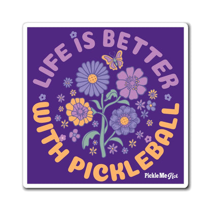 Life Is Better With Pickleball 2 Magnets