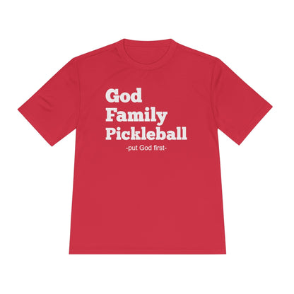 God Family Pickleball Moisture Wicking Tee