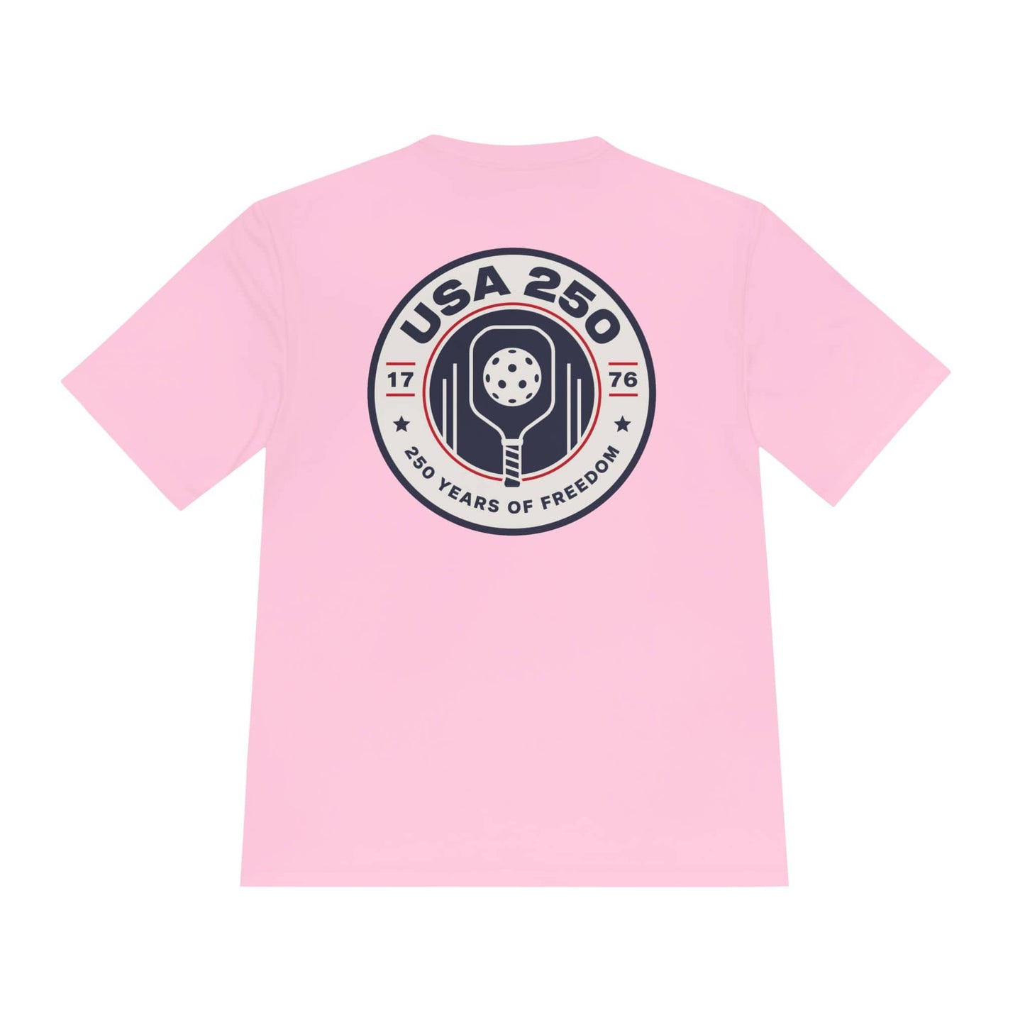 USA 250 Celebration Pickleball Moisture Wicking Tee