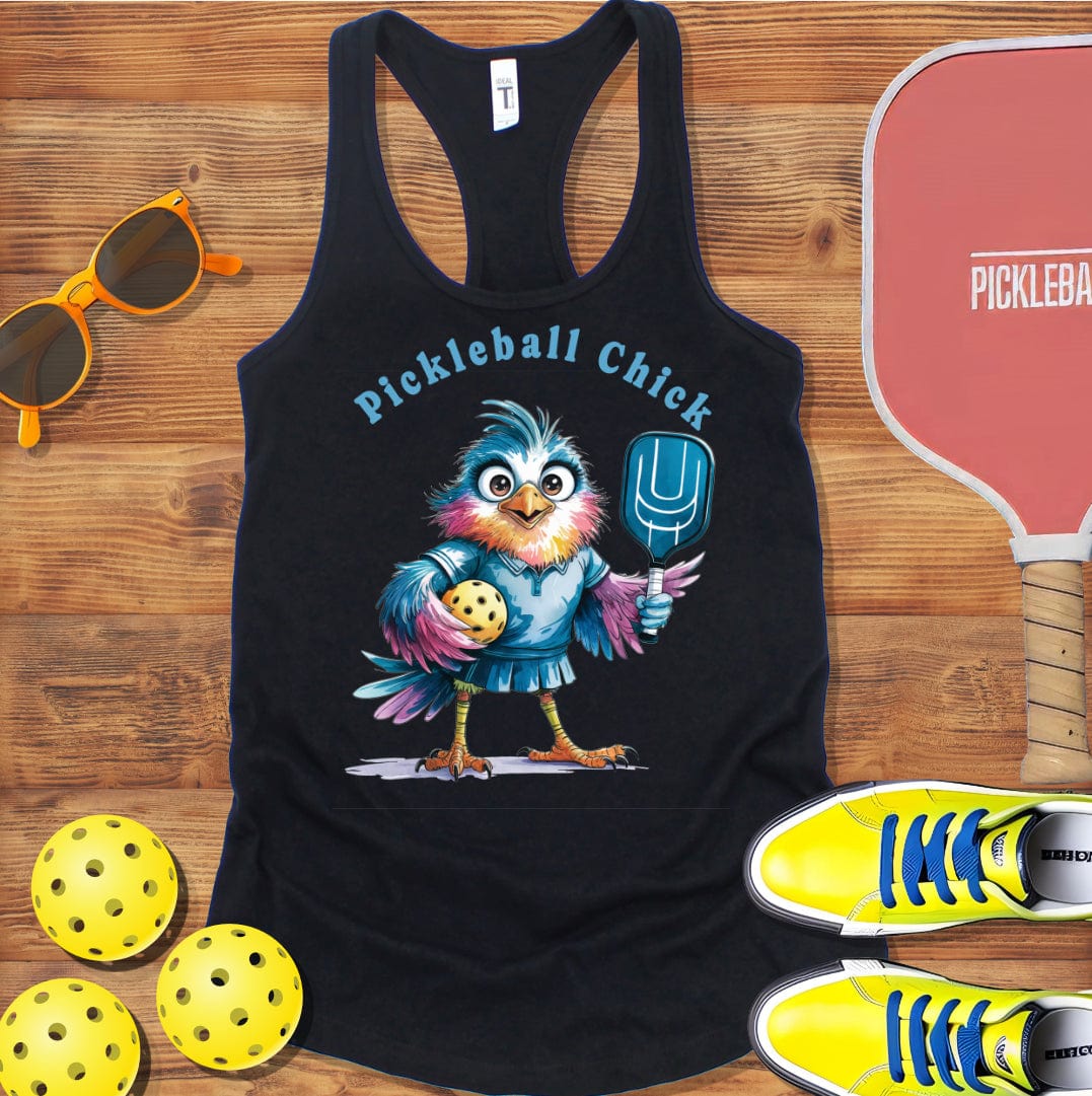 Pickleball Chick Racerback Tank Top