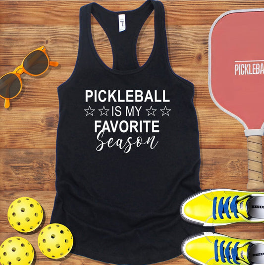 Pickleball Favorite Season Racerback Tank for Women