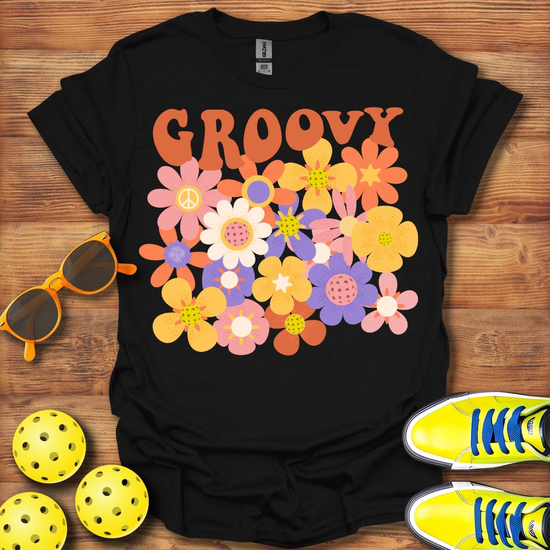Groovy 1960's Pickleball T-Shirt