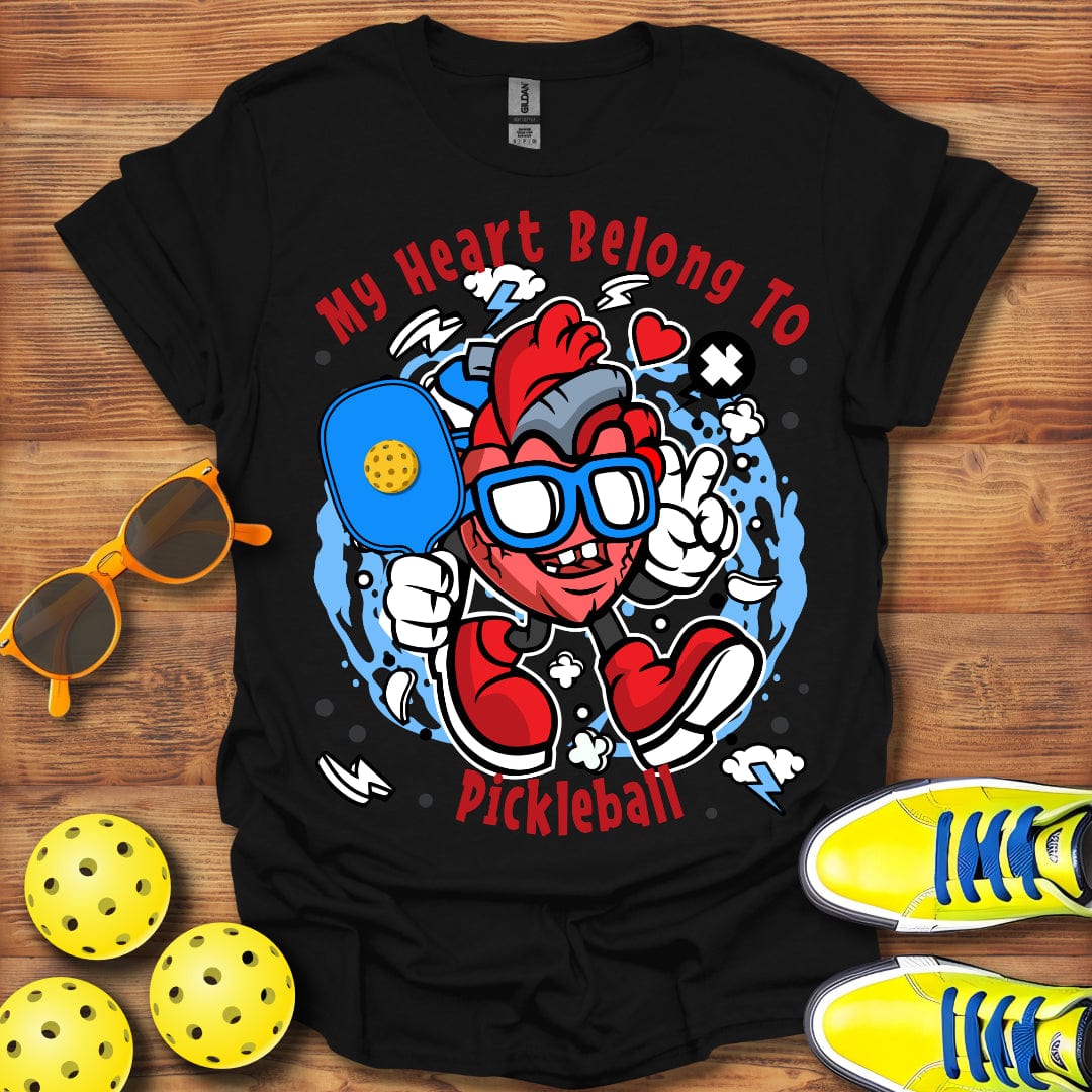 Heart Belongs To Pickleball T-Shirt