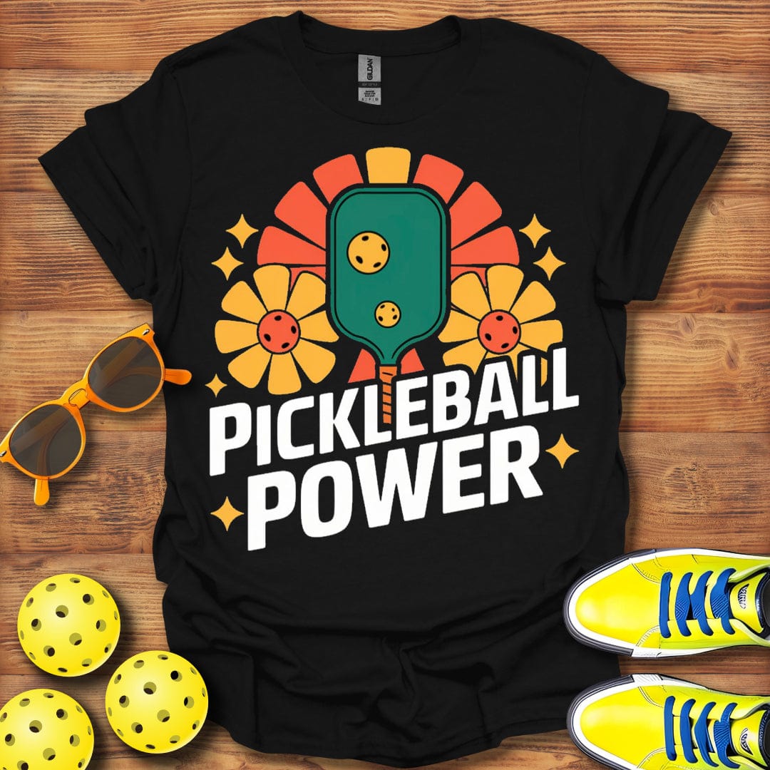 Retro Pickleball Power T-Shirt