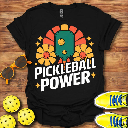 Retro Pickleball Power T-Shirt