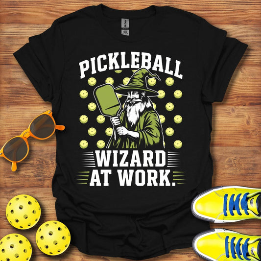 Pickleball Wizard At Work T-Shirt