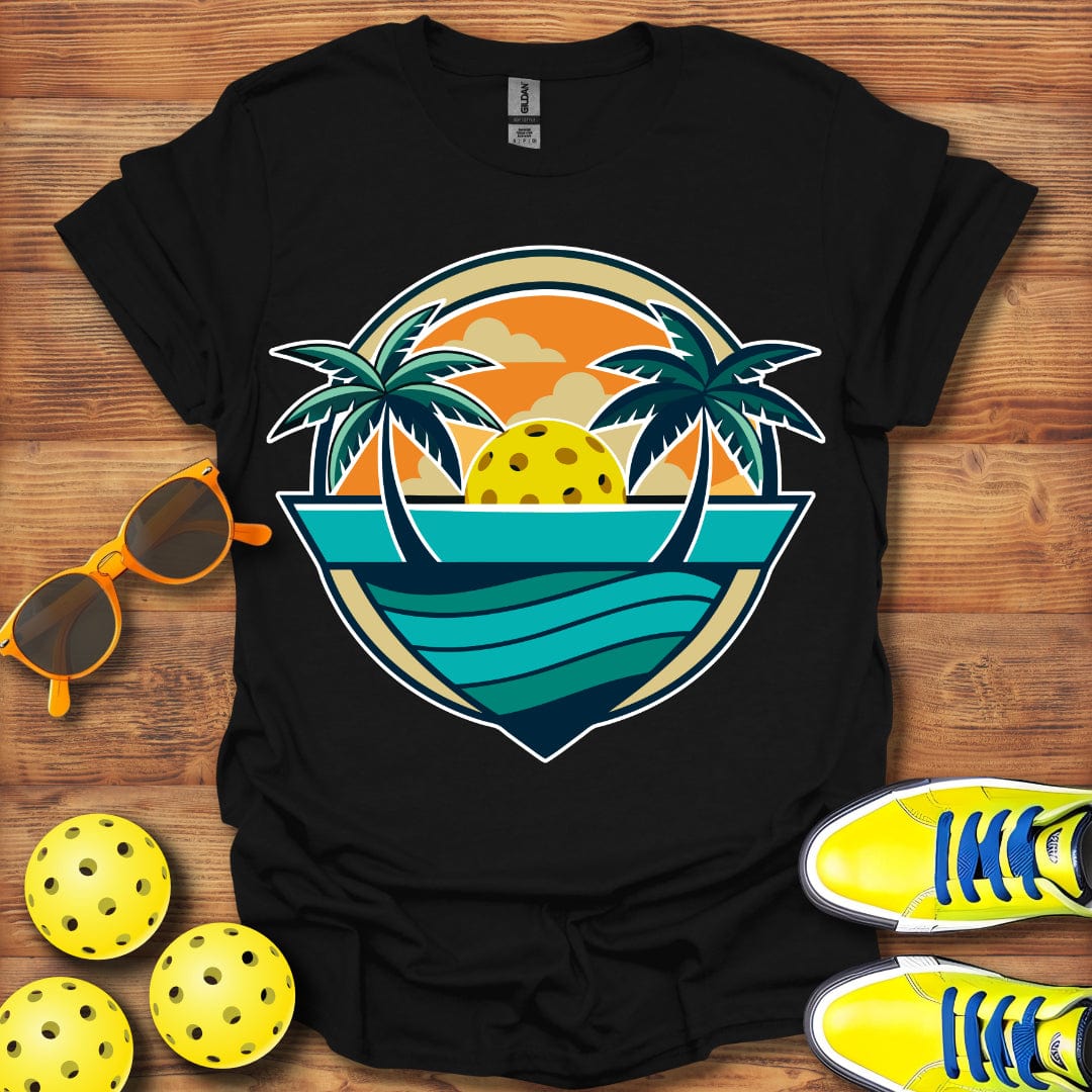 Pickleball Sunrise Paradise T-Shirt