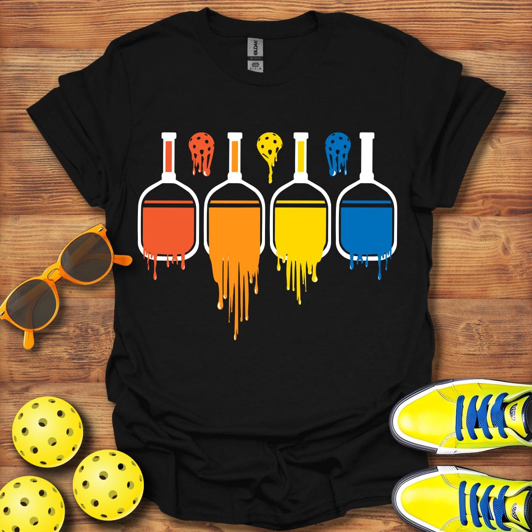 Dripping Rainbow Paddles T-Shirt