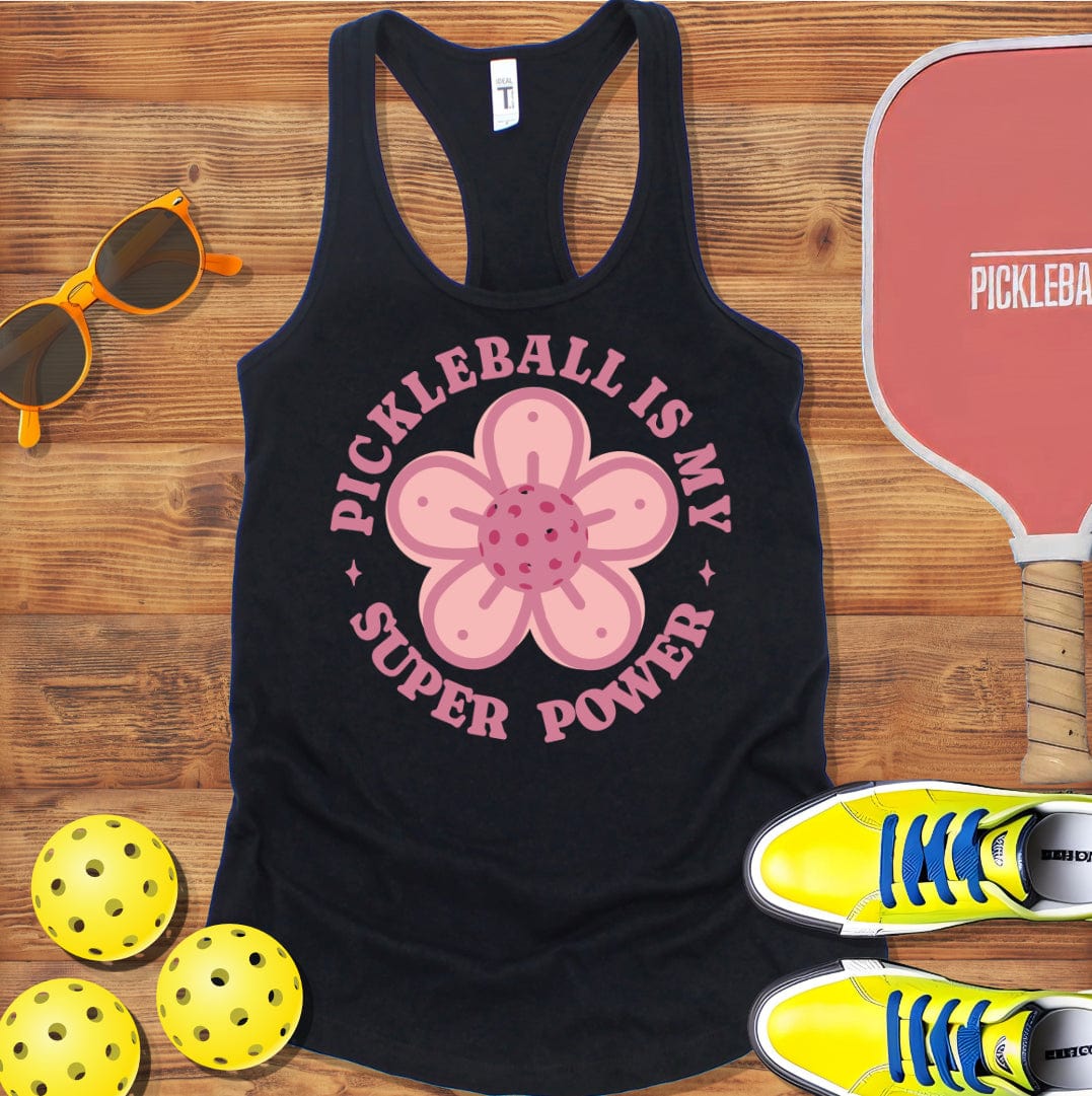 Pickleball Super Power Racerback Tank Top