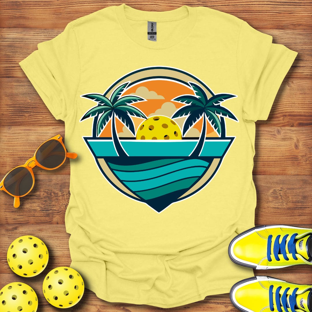 Pickleball Sunrise Paradise T-Shirt