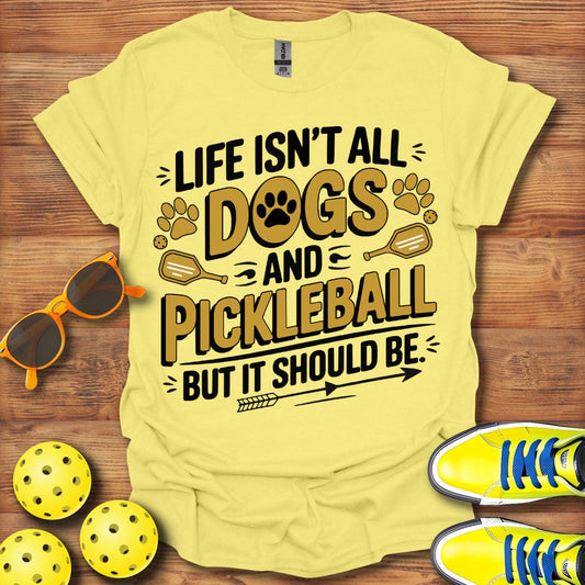 Dogs And Pickleball T-Shirt